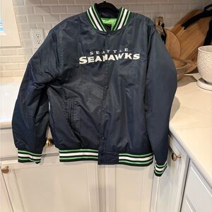 NFL Seattle Seahawks Navy Jacket